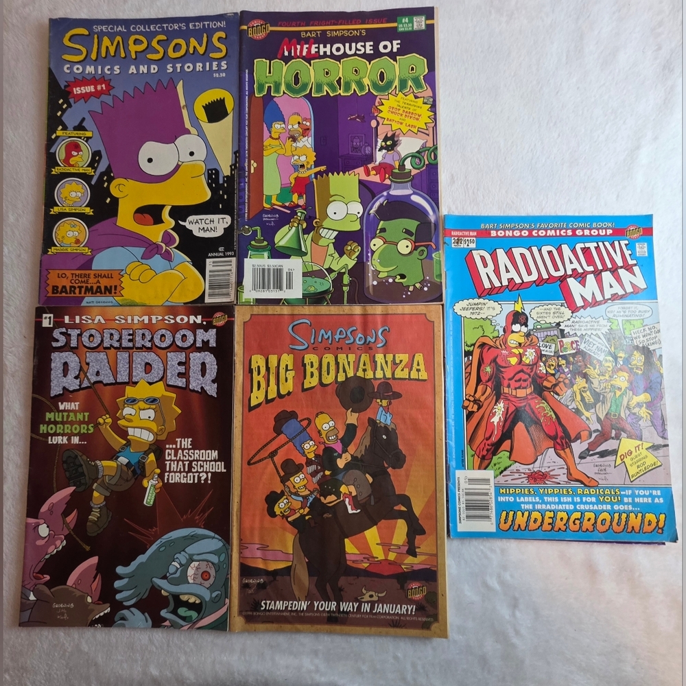 Simpsons Comic Lot